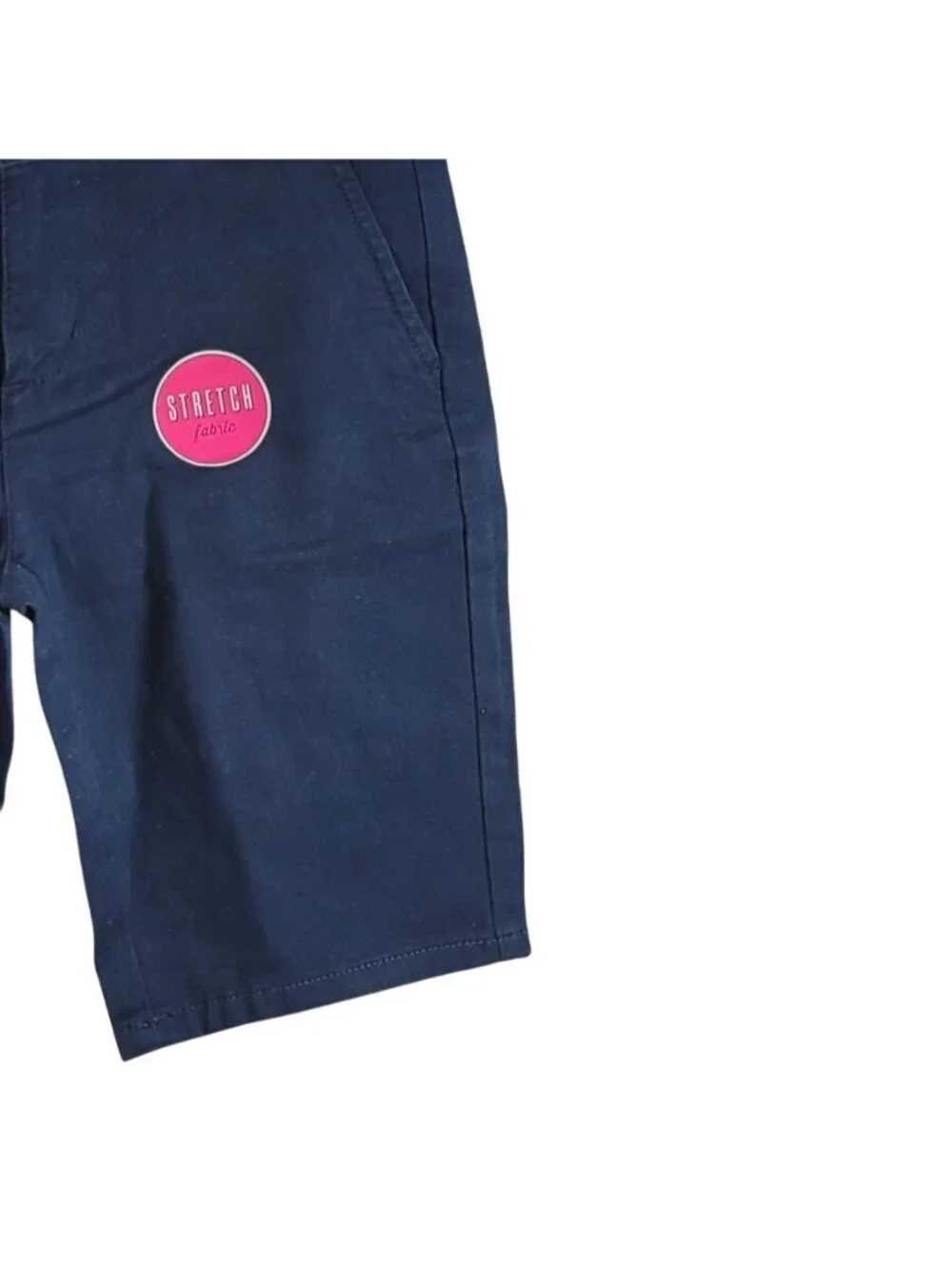 Children's Place Girls School Uniform Shorts Blue SZ 10 Chino Zip Pockets NEW